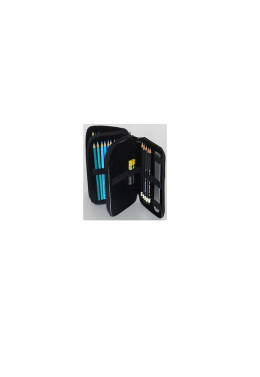 Estojo 3 Ziper P/48 Lugares 1378 Stylustec